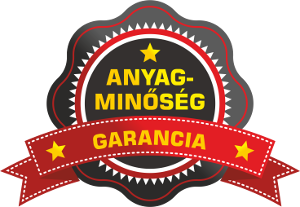 Anyagminőség garancia